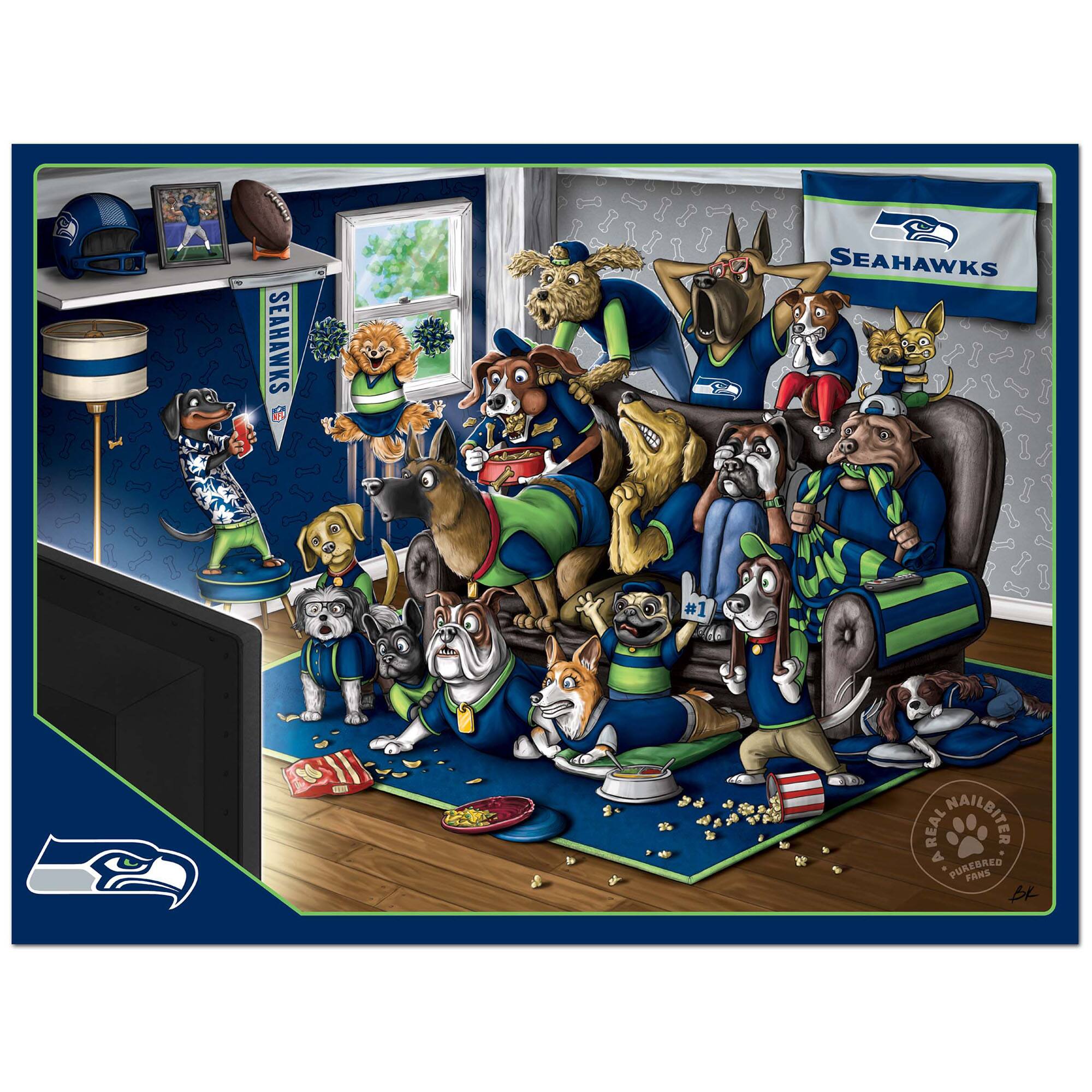 SEAHAWKS  
#1 WAS REAL NAILBITER  
PUREGKED FANS
