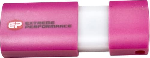 Front Standard. EP Memory - 8 GB USB 2.0 Flash Drive - Pink.