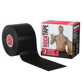 RockTape - Standard Extra Sticky Athletic Tape - Black