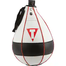 TITLE Boxing - Lightning Fast Speed Bag - 5" x 7" - /Black - White