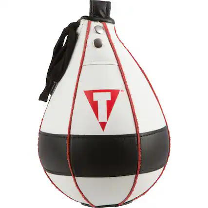 Front. TITLE Boxing - Title Boxing Lightning Fast Speed Bag - 5" x 7" - White/Black - White.