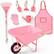 Front. Best Choice Products - Best Choice Products Kids Wheelbarrow Gardening Tool Set 8 Piece with Metal Tools, Apron, Gloves Ages 3+ - Pink/Pink - Pink/Pink.