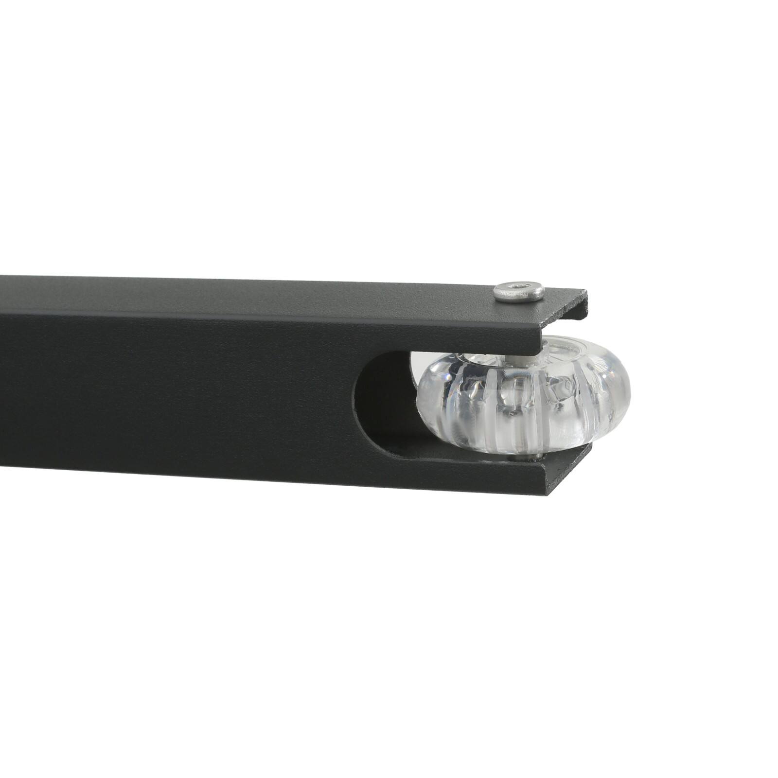 Alt View 7. Ecooso - Set of 2 Adjustable Mesh Chaise Lounges with Aluminum Frame, 4-Position Backrest, and Wheels for Easy Mobility - Black+ Gray.