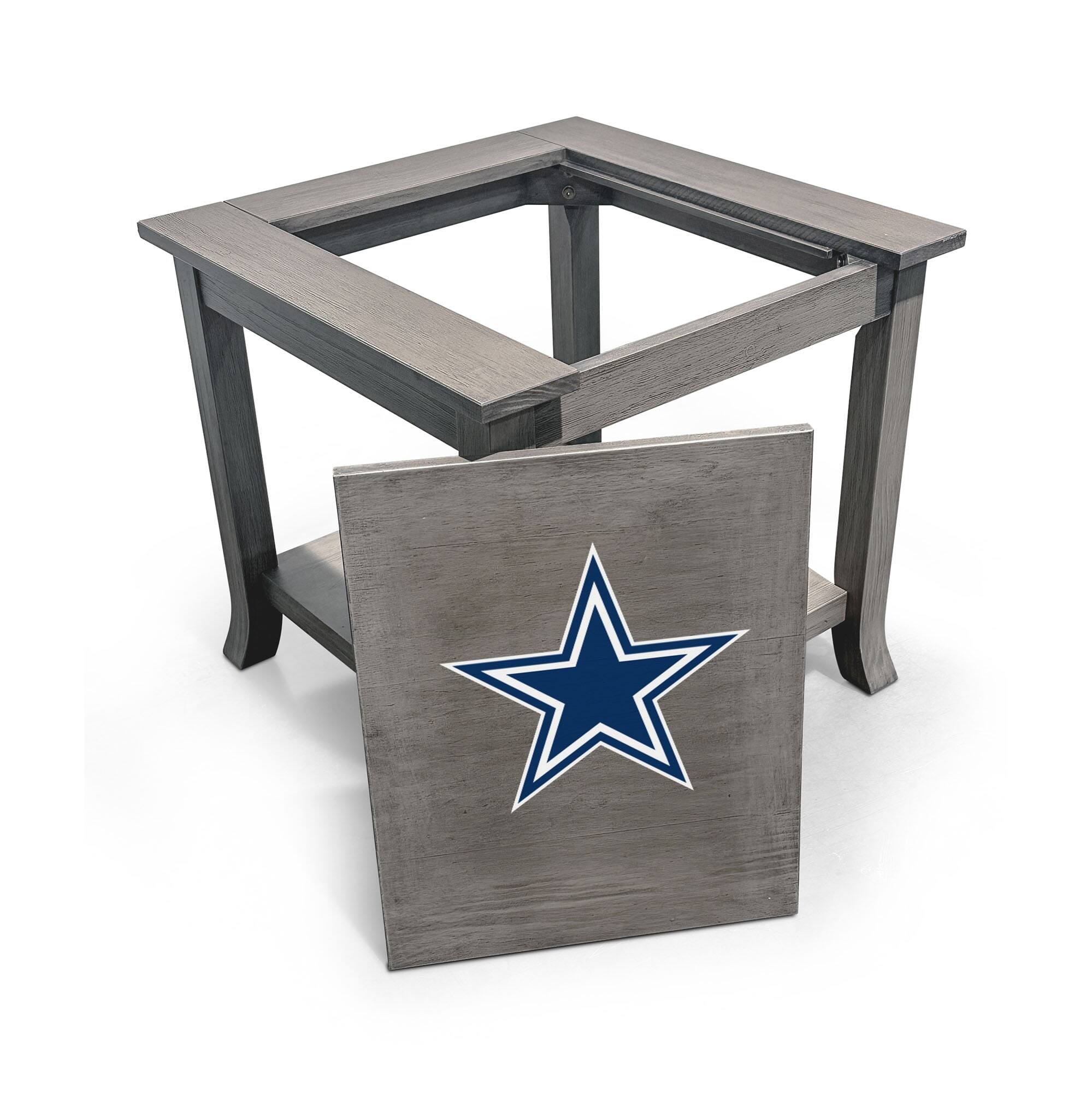 Alt View 1. Imperial - Dallas Cowboys Game Day Side Table - Gray.