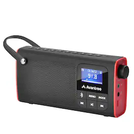 Avantree - SP850 – Portable 3-in-1 FM Radio with Bluetooth Speaker & SD Card MP3 Player