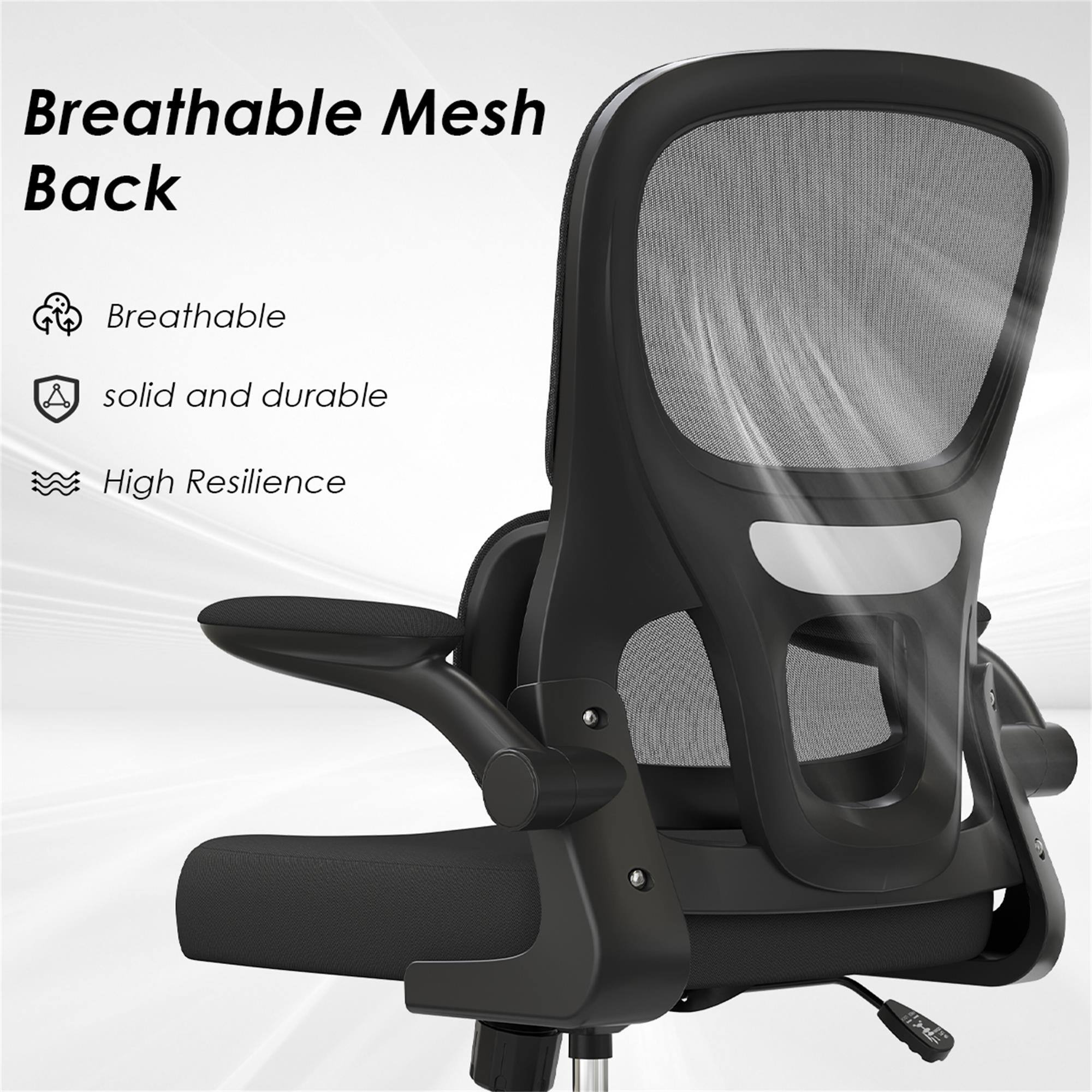 Breathable Mesh Back

- Breathable
- Solid and durable
- High Resilience