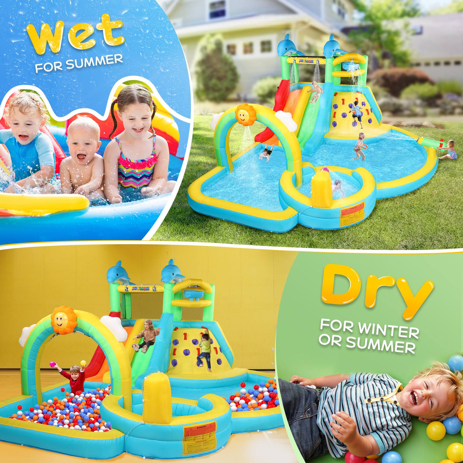 Wet FOR SUMMER  
Dry FOR WINTER OR SUMMER