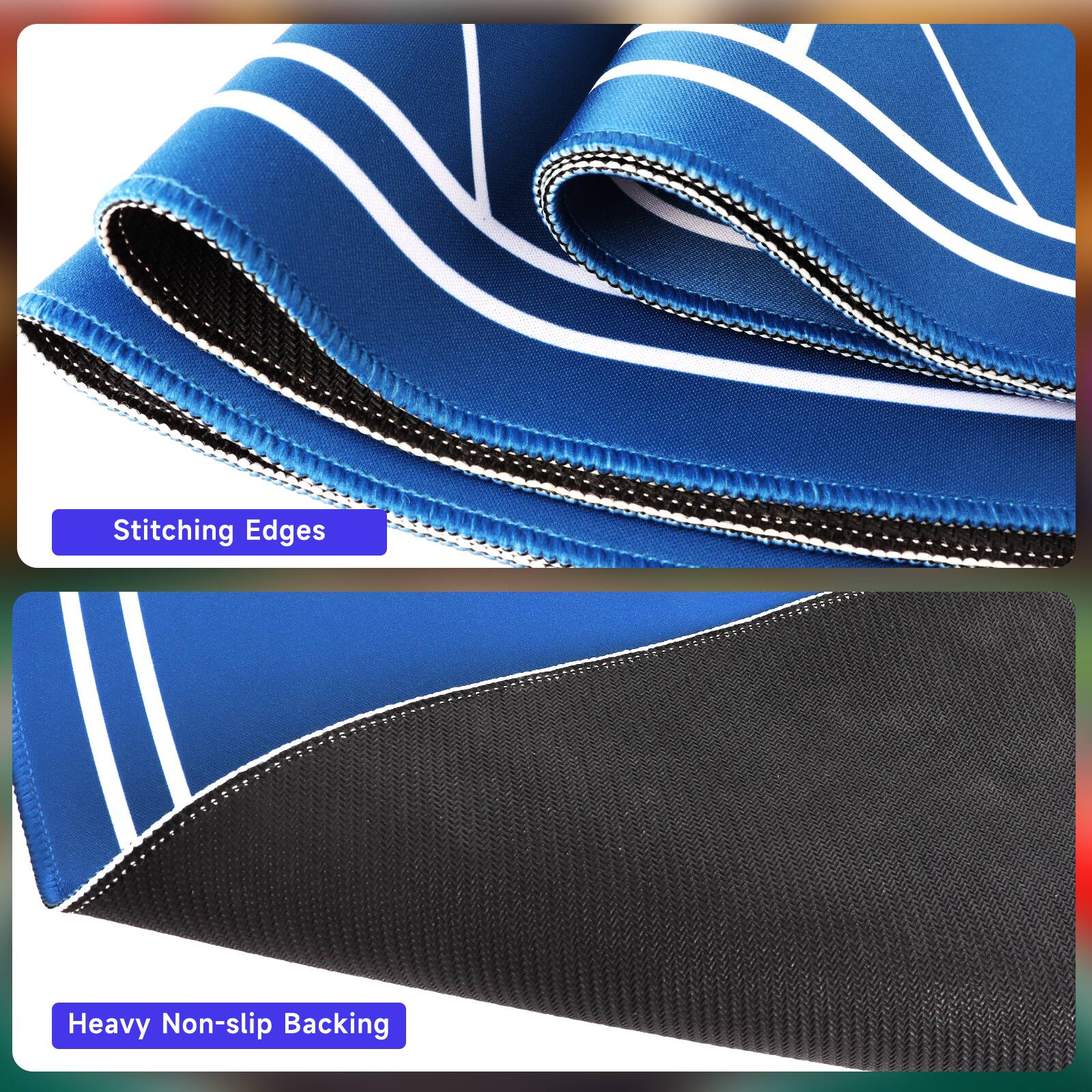 Stitching Edges
Heavy Non-slip Backing
