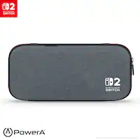 PowerA - Slim Case for Nintendo Switch 2 - Dark Heather Grey - Front_Zoom