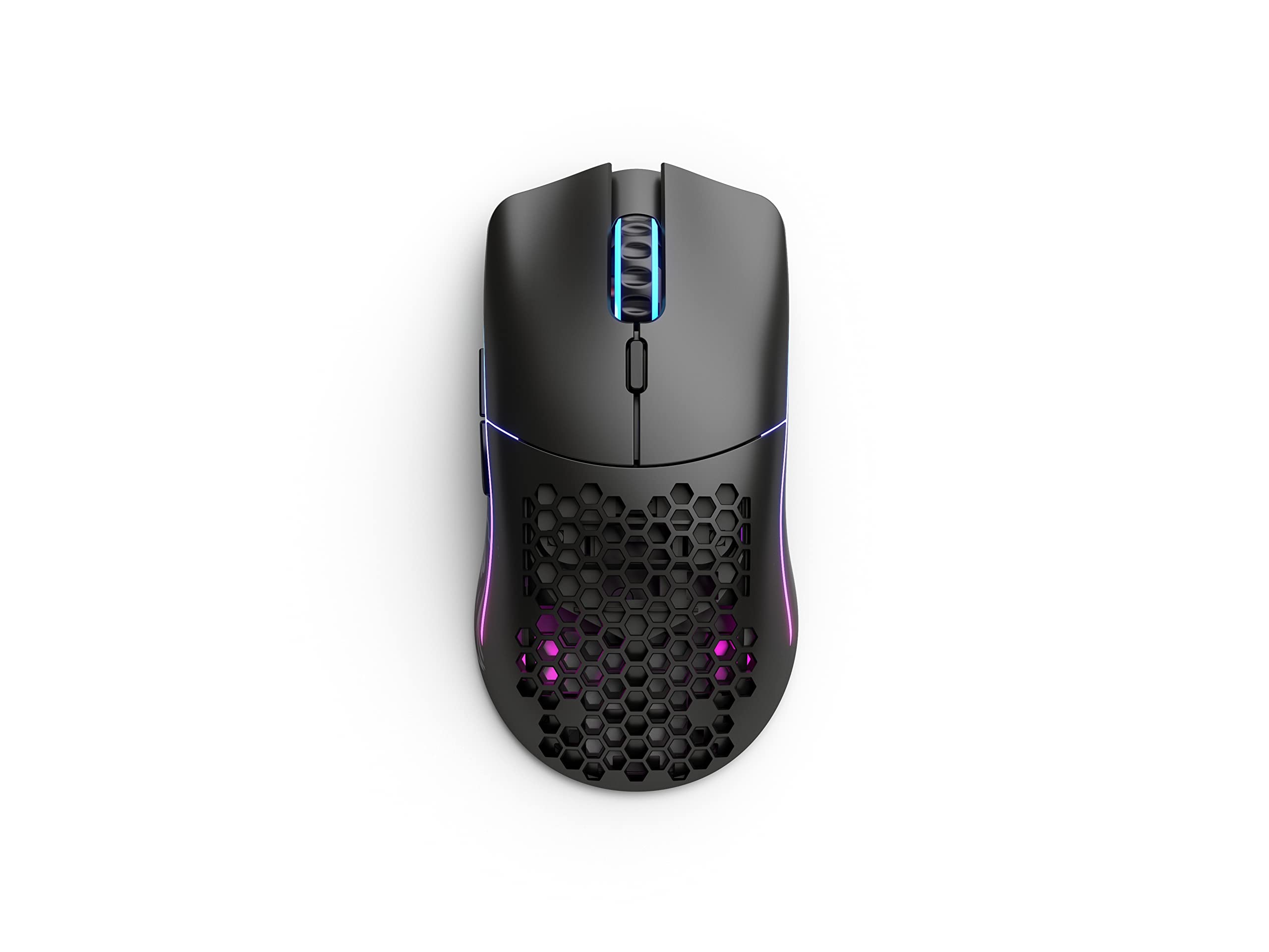 Alt View 2. HM 1810 - Gaming Model O Mouse - Superlight 69g Design Rgb Ambidextrous Lag Free 4ghz Up To Hours - Matte Black.