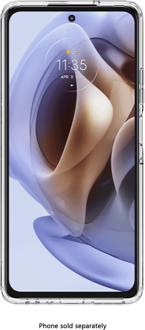 The text on the image reads "Phone sold separately."