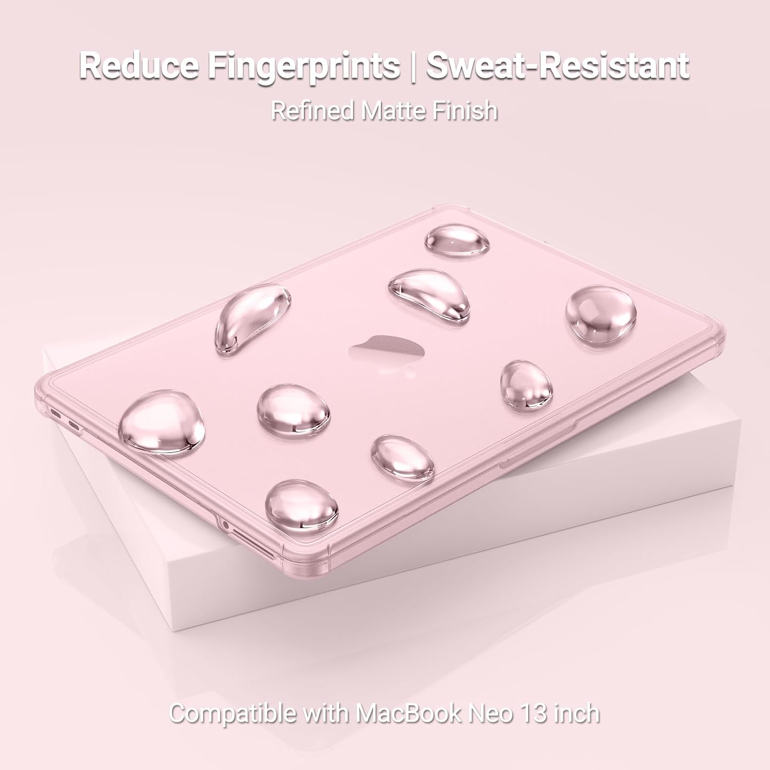 Reduce Fingerprints | Sweat-Resistant  
Refined Matte Finish  
Compatible with MacBook Neo 13 inch