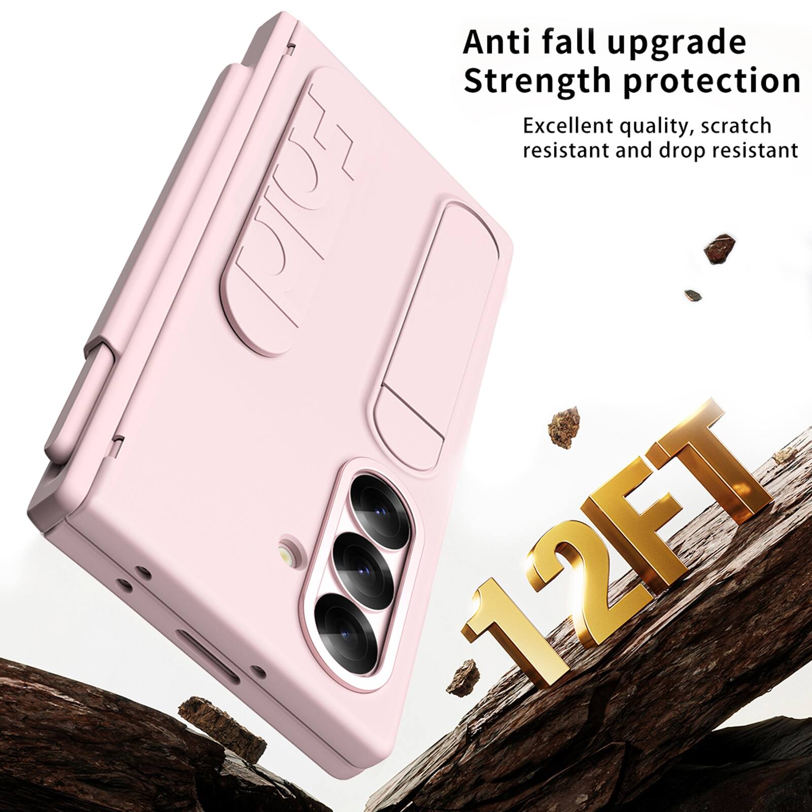 Anti fall upgrade  
Strength protection  
Excellent quality, scratch resistant and drop resistant  
12FT