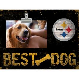 Fan Creations - Pittsburgh Steelers 10.5" x 8" Best Dog Clip Photo Frame - Multicolor
