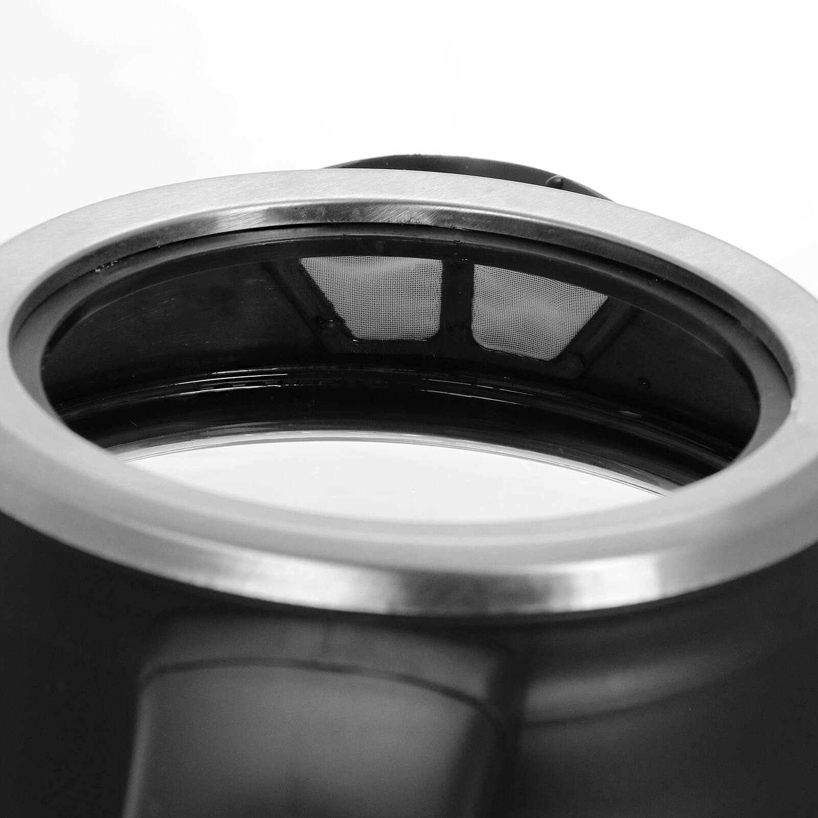 Alt View 3. MegaChef - MegaChef 1.9 Quart Cordless Glass and Stainless Steel Electric Tea Kettle with Tea Infuser - Silver.