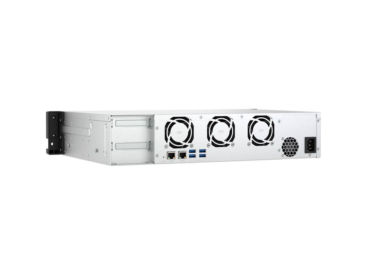 Alt View 6. QNAP - QNAP TS-855eU-8GSAN NAS, Intel Atom C5125 8-Core, 8GB RAM, 8x HDD/SSD Bays, SATA.