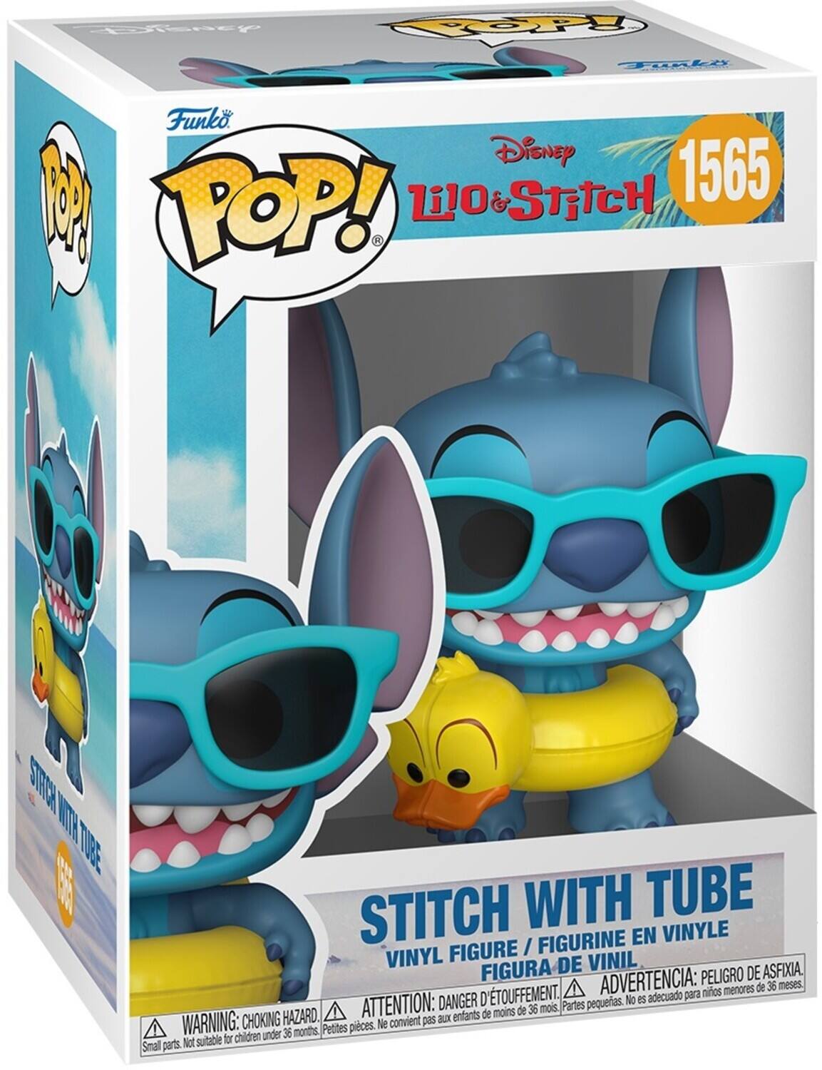 SEoeaey OPy TOpki Funko Disney 1 Lil0 &STiTCH & 1565 POP! R STRCH WIRT TUBE TE STITCH WITH TUBE FIGURINE EN VINYLE FIGURE / VINYL DE VINIL FIGURA ADVERTENCIA: PELIGRO DE ASFIXIA menores de 36 meses. D'TOUFFEMENT. adecuado para nios ATTENTION: DANGER pequeras. No es de 36 mois. Partes HAZARD. enfants de moins WARNING: CHOKING Ne convient pas aux under 36 months. Petites pieces. Not suitable for children Small parts.