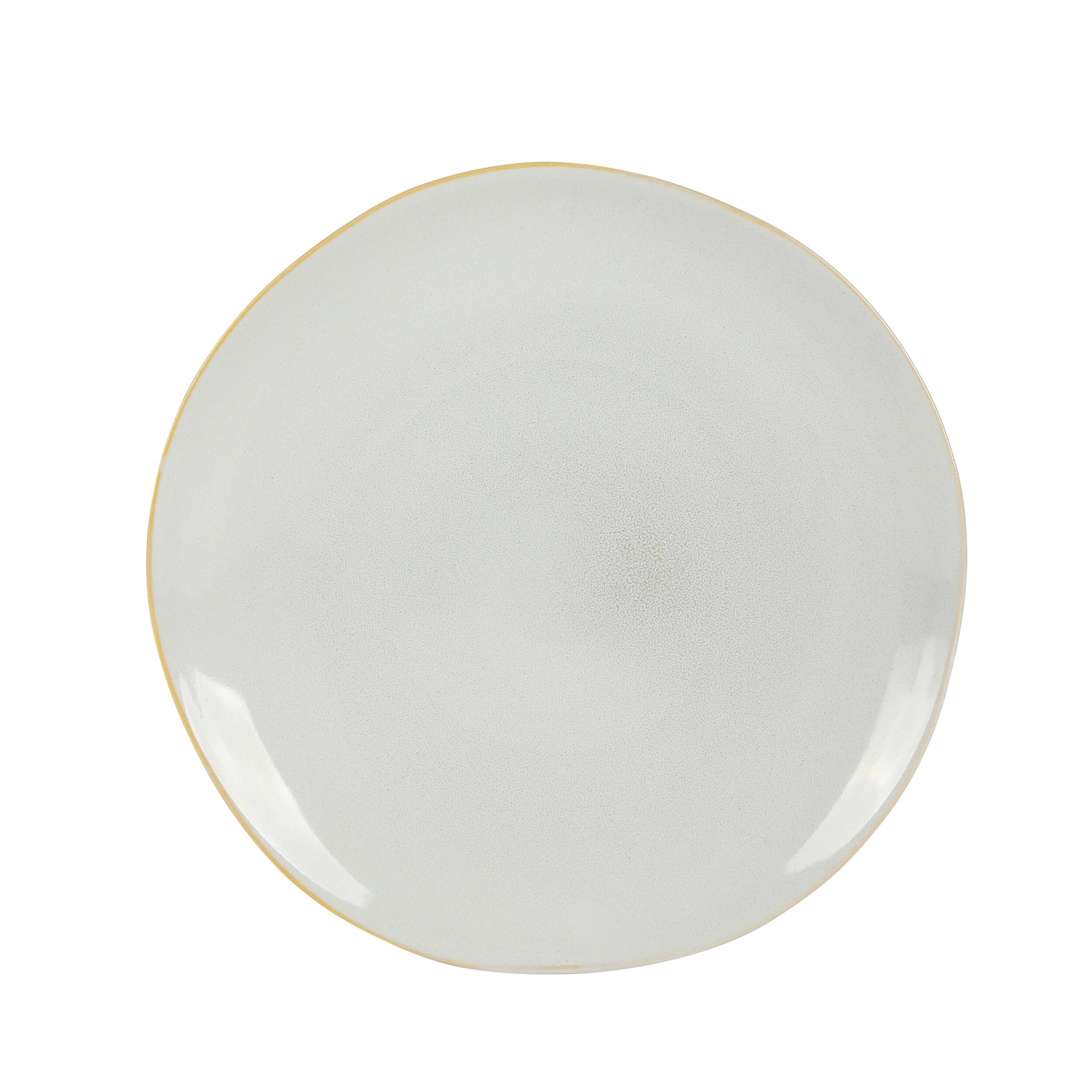 Alt View 4. Laurie Gates - Laurie Gates Ravenna 16 Piece Round Stoneware Dinnerware Set in Grey - Gray.