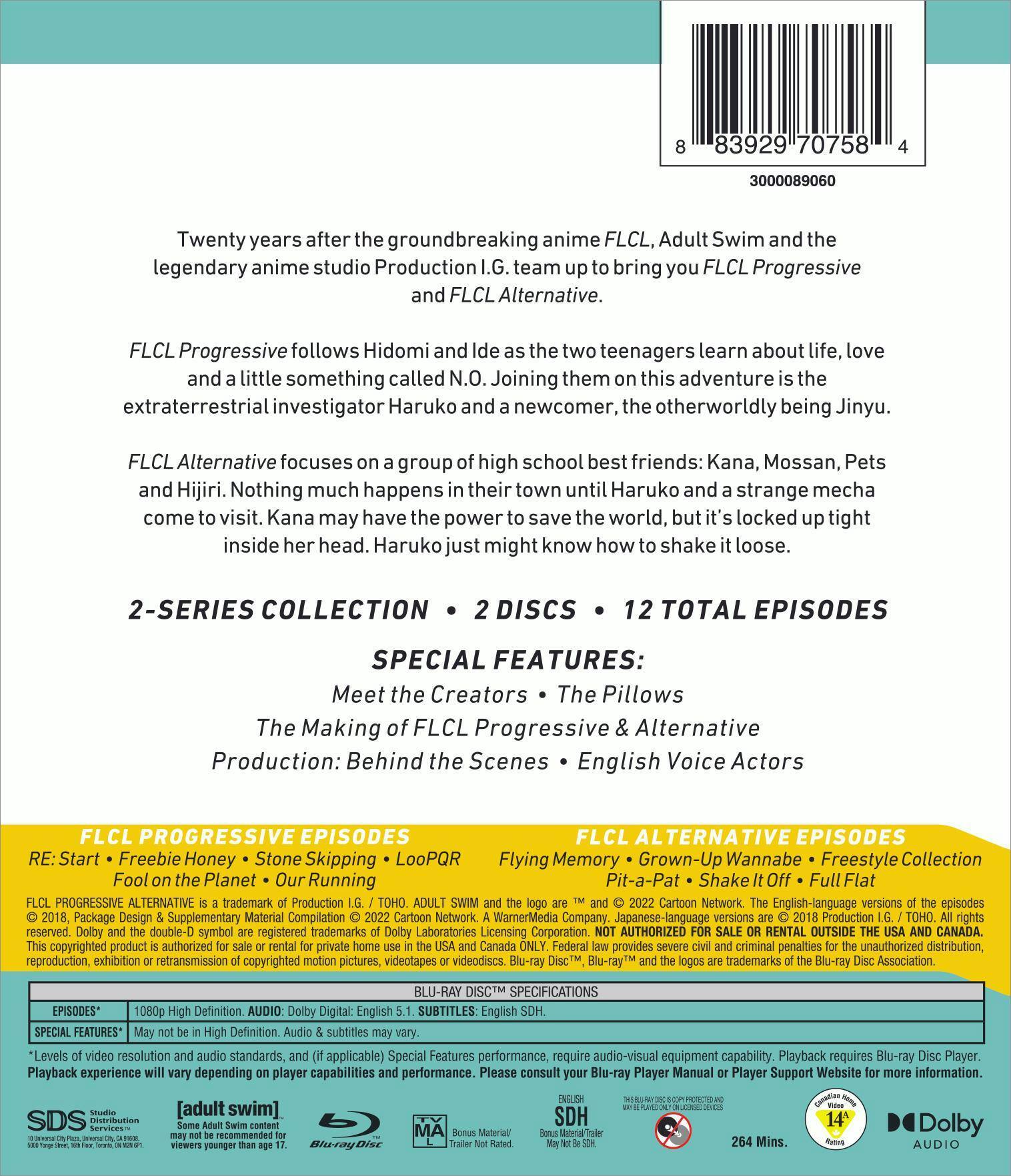 Back. FLCL: Progressive/Alternative [Blu-ray].