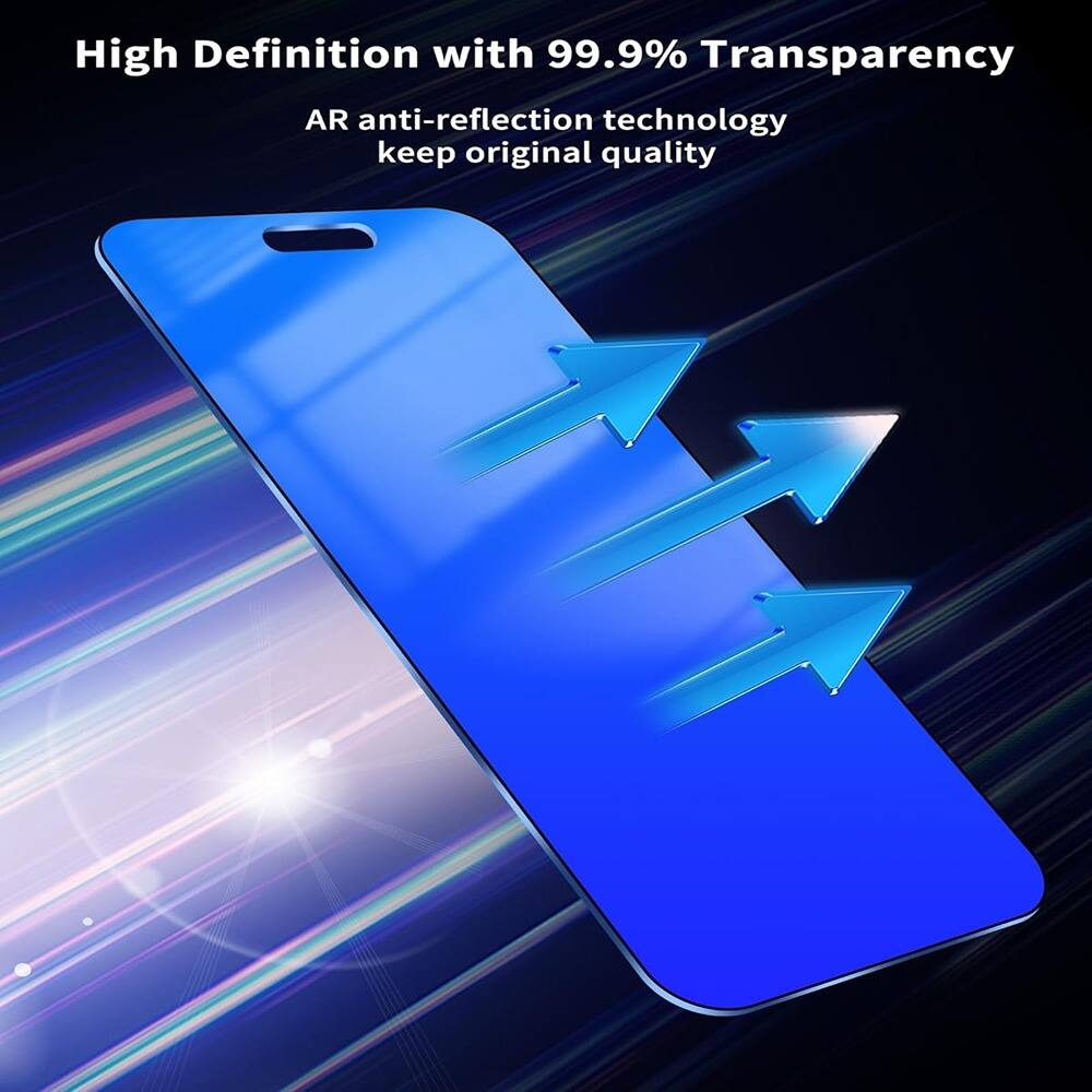 High Definition with 99.9% Transparency  
AR anti-reflection technology keep original quality