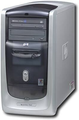 Angle Standard. Hewlett-Packard - Pavilion Computer with Intel® Celeron™ Processor 766MHz.