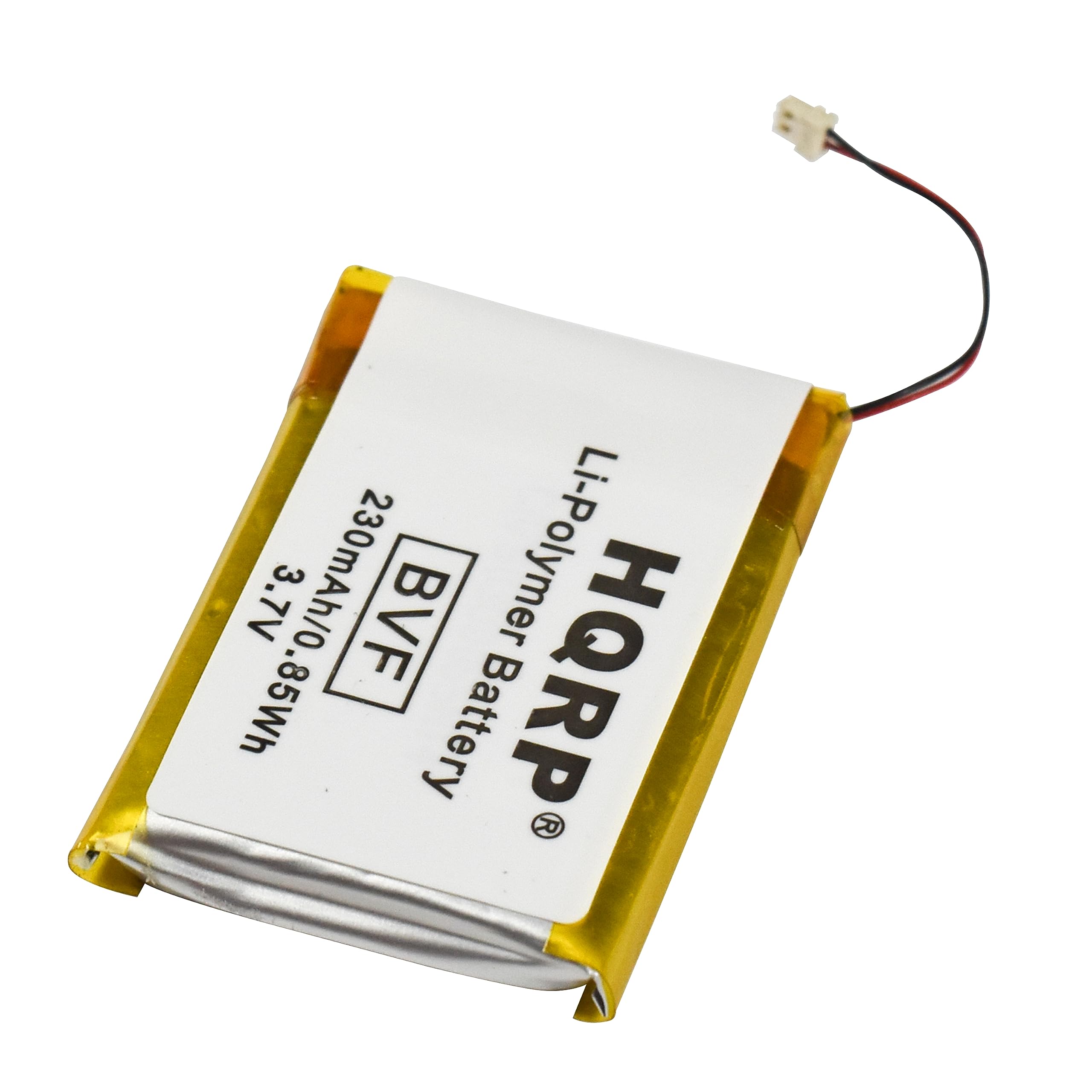 230mAh/0.85Wh 3.7V BVF Li-Polymer Battery HQRP