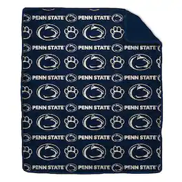 Pegasus - Penn State Nittany Lions Tonal Wordmark 60" x 70" Faux Fur Blanket - Multicolor
