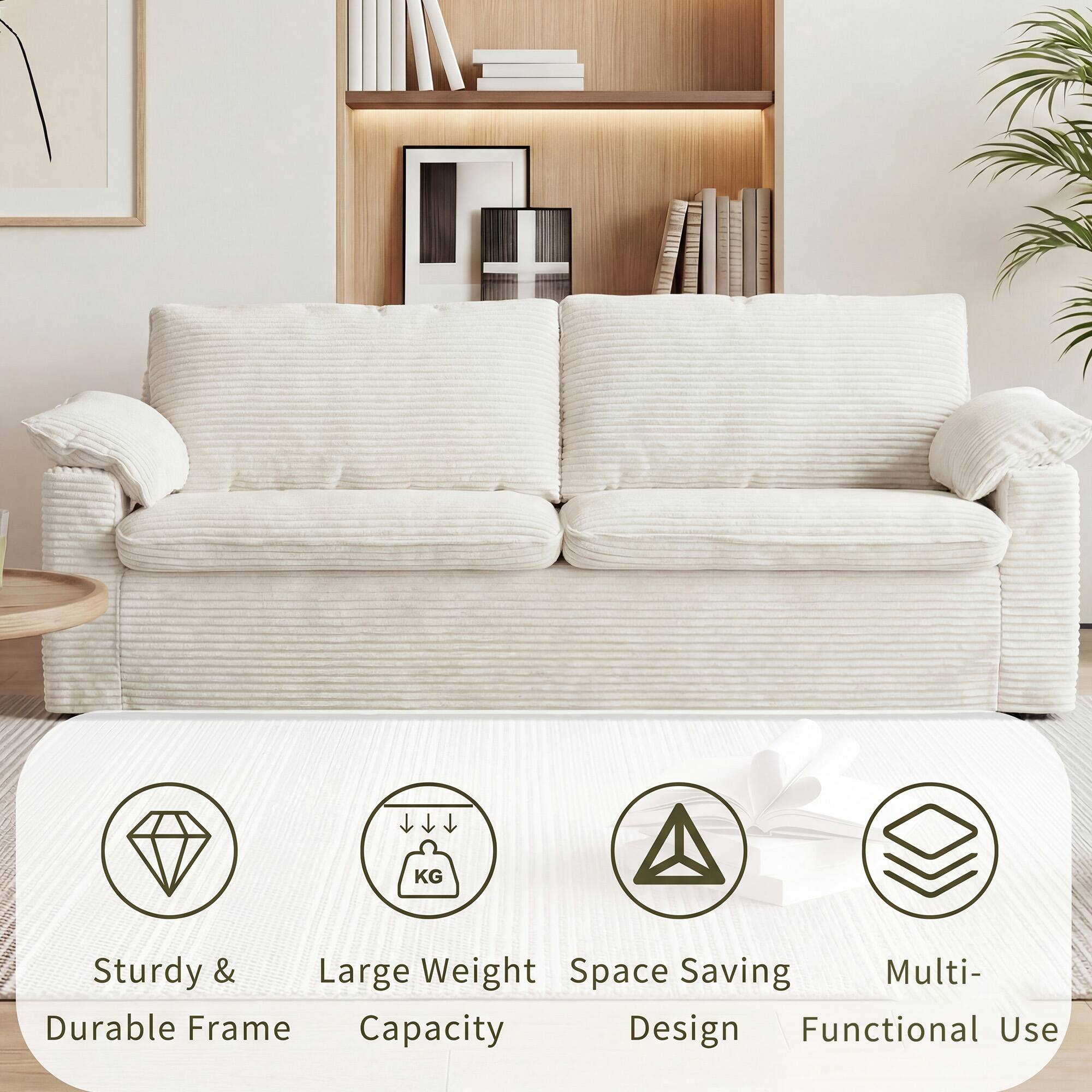 - Sturdy & Durable Frame
- Large Weight Capacity
- Space Saving Design
- Multi-Functional Use