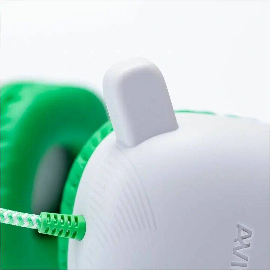 Alt View 3. Avid - AVID WonderEars AP-400 Headset - Stereo - USB Type C - Wired - 32 Ohm - 20 Hz to 20 kHz - Over-the-head, On-ear - Red.