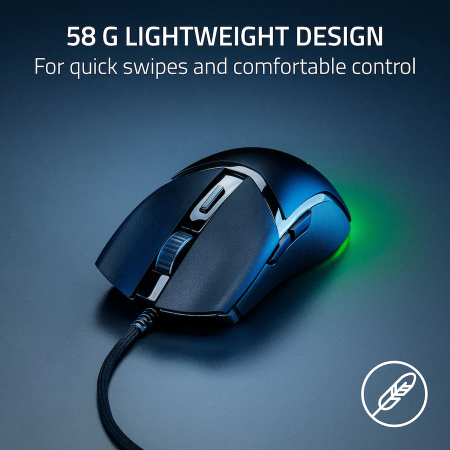 Gray Razer Mouse Razer Cobra Lightweight Optical Gaming Mouse with Chroma RGB Lighting ...