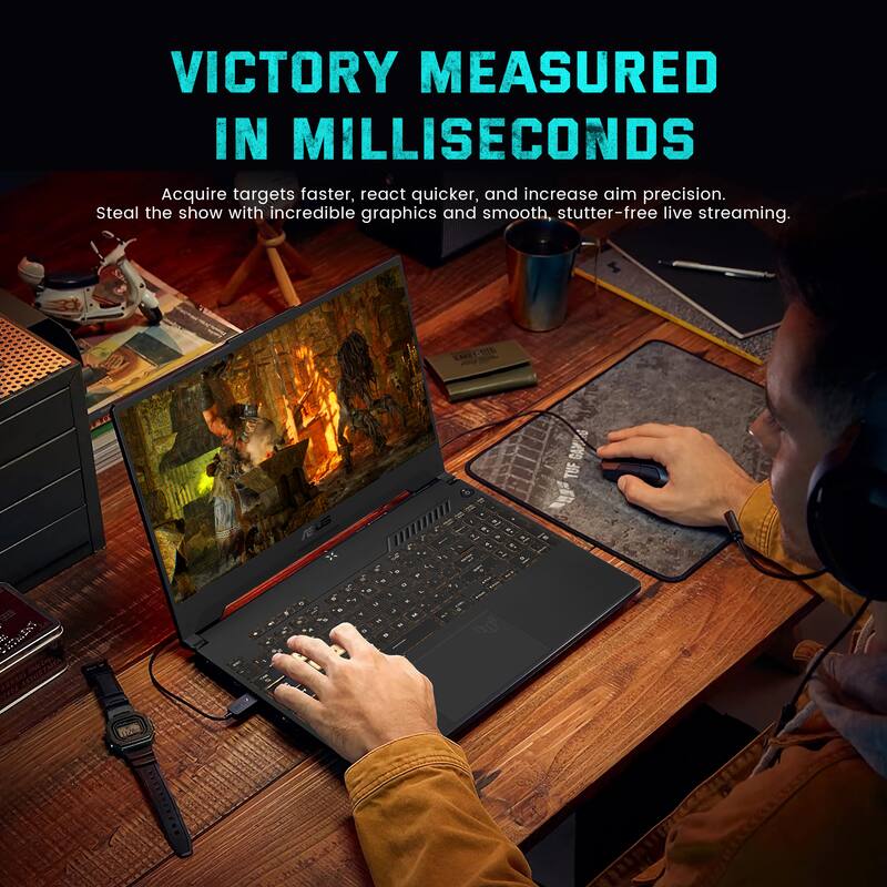 VICTORY MEASURED IN MILLISECONDS

Acquire targets faster, react quicker, and increase aim precision. Steal the show with incredible graphics and smooth, stutter-free live streaming.