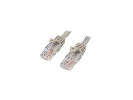 StarTech.com - 45PATCH15GR 15 ft. Cat 5E Gray Snagless UTP Patch Cable