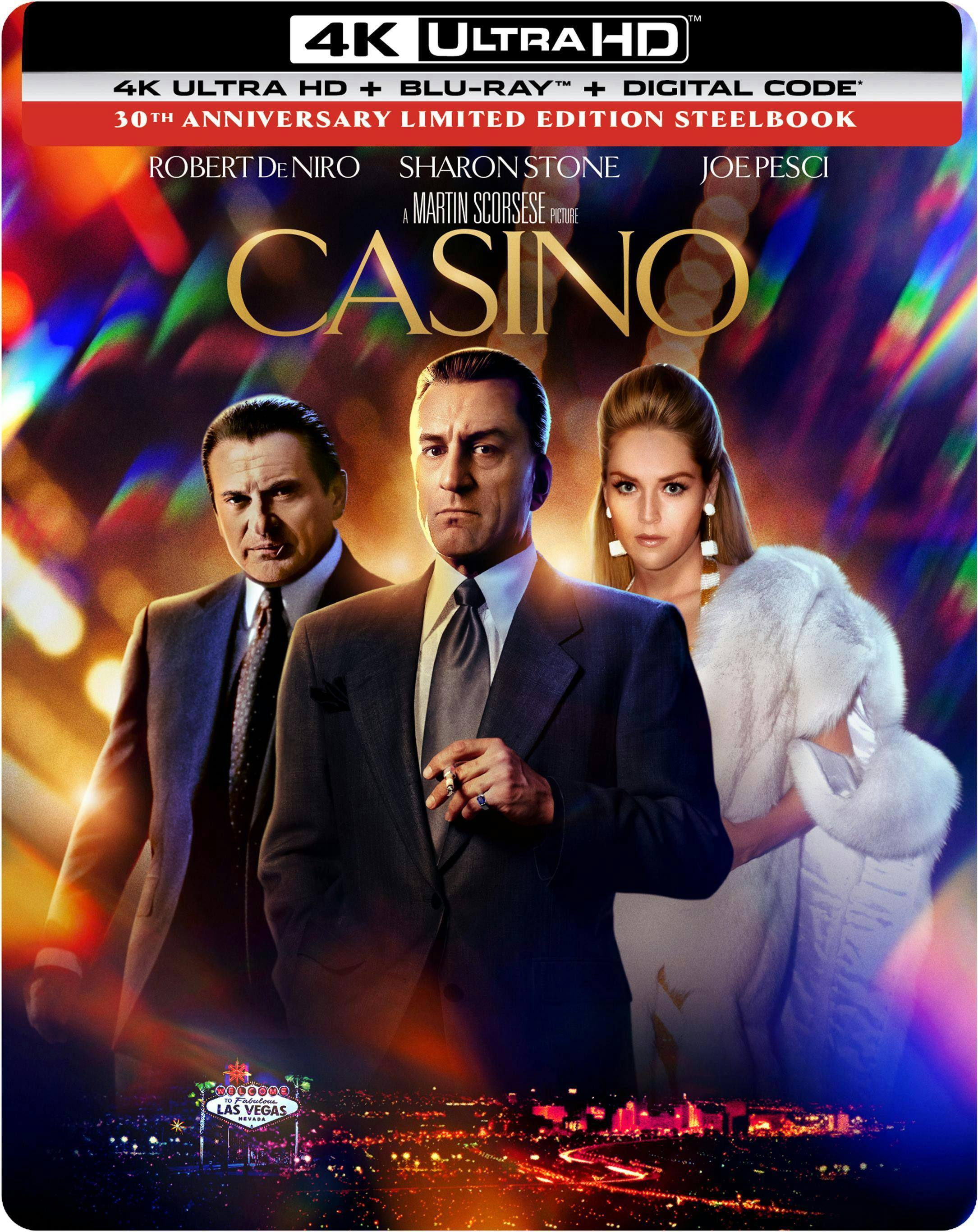 Angle. Casino (30th Anniversary Edition) (Steelbook)   - 4K Blu-Ray.