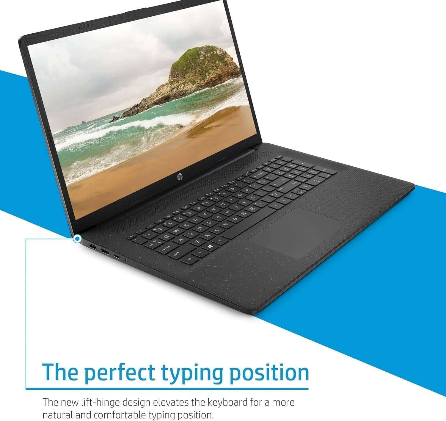 The perfect typing position

The new lift-hinge design elevates the keyboard for a more natural and comfortable typing position.