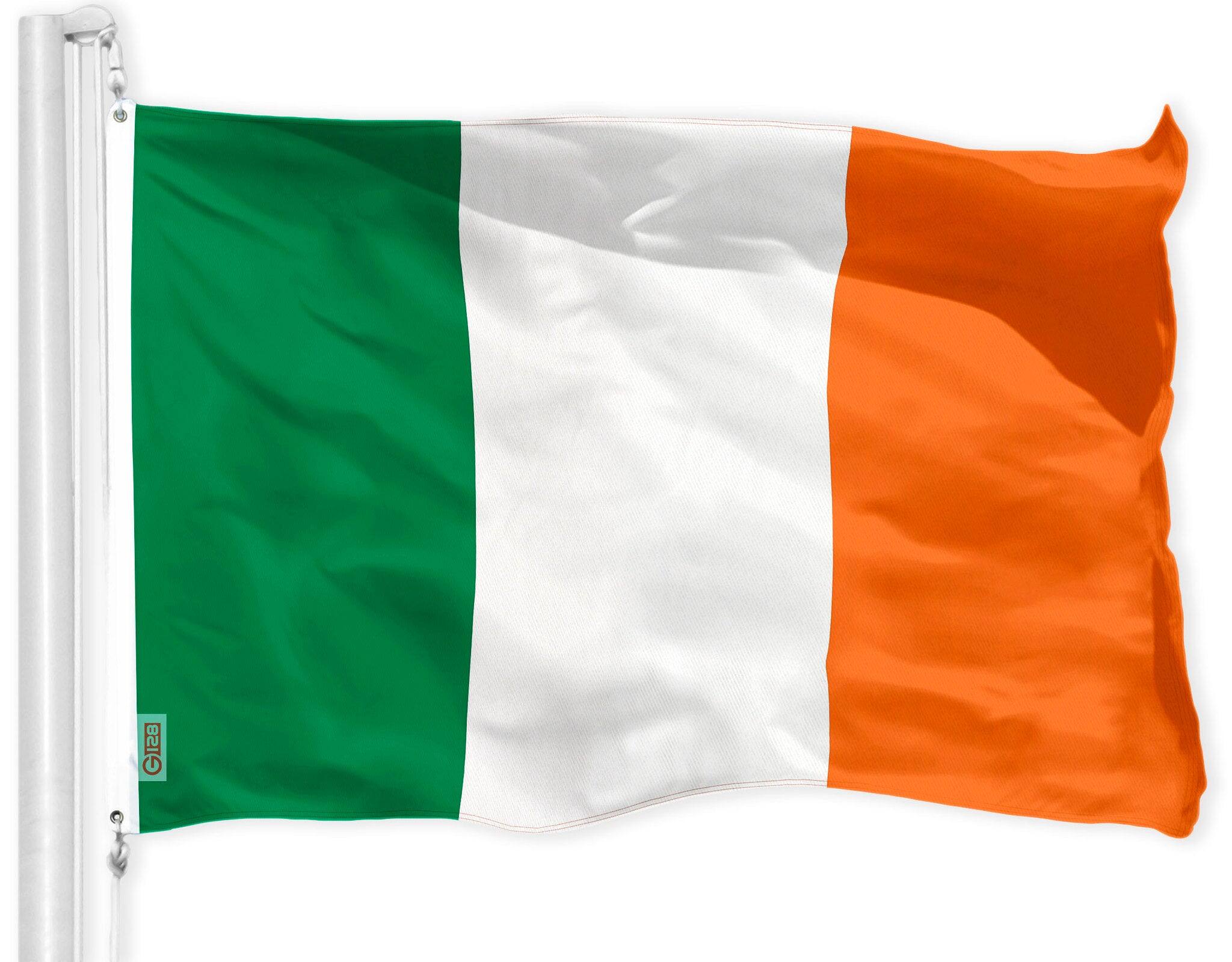 G128 - Ireland Flag 150D Printed Polyester 3x5 ft - Assorted Colors