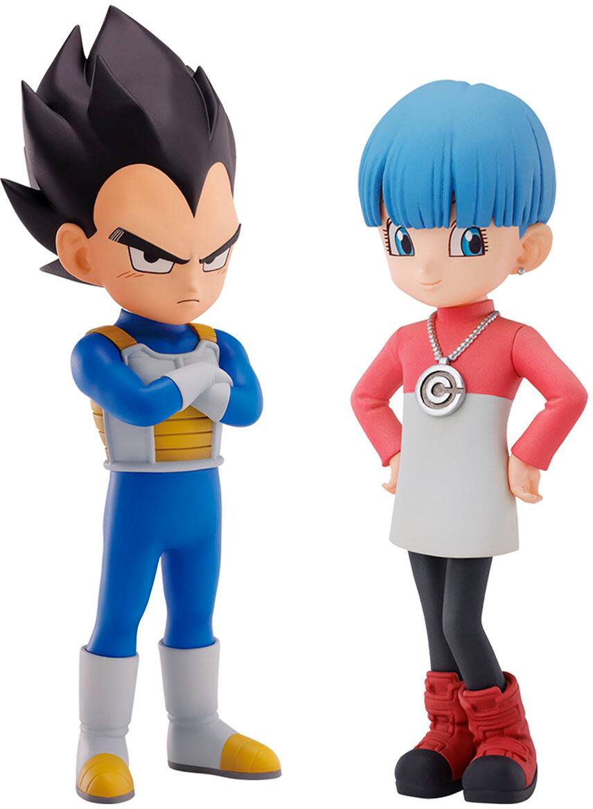 Bandai - Vegeta (Mini) and Bulma (Mini) - Dragon Ball Daima - Masterlise Ichibansho 4.7" Figures