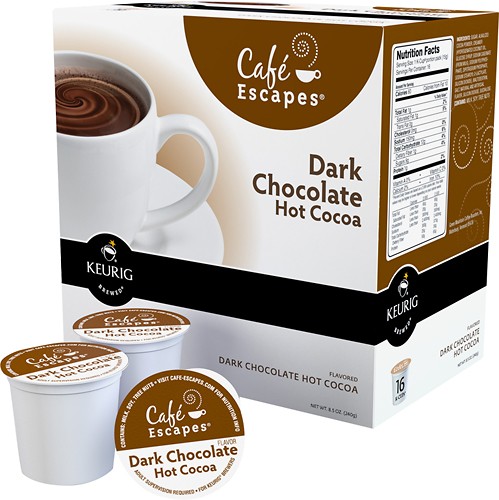  Keurig - Café Escapes Dark Chocolate Hot Cocoa K-Cups (16-Pack)