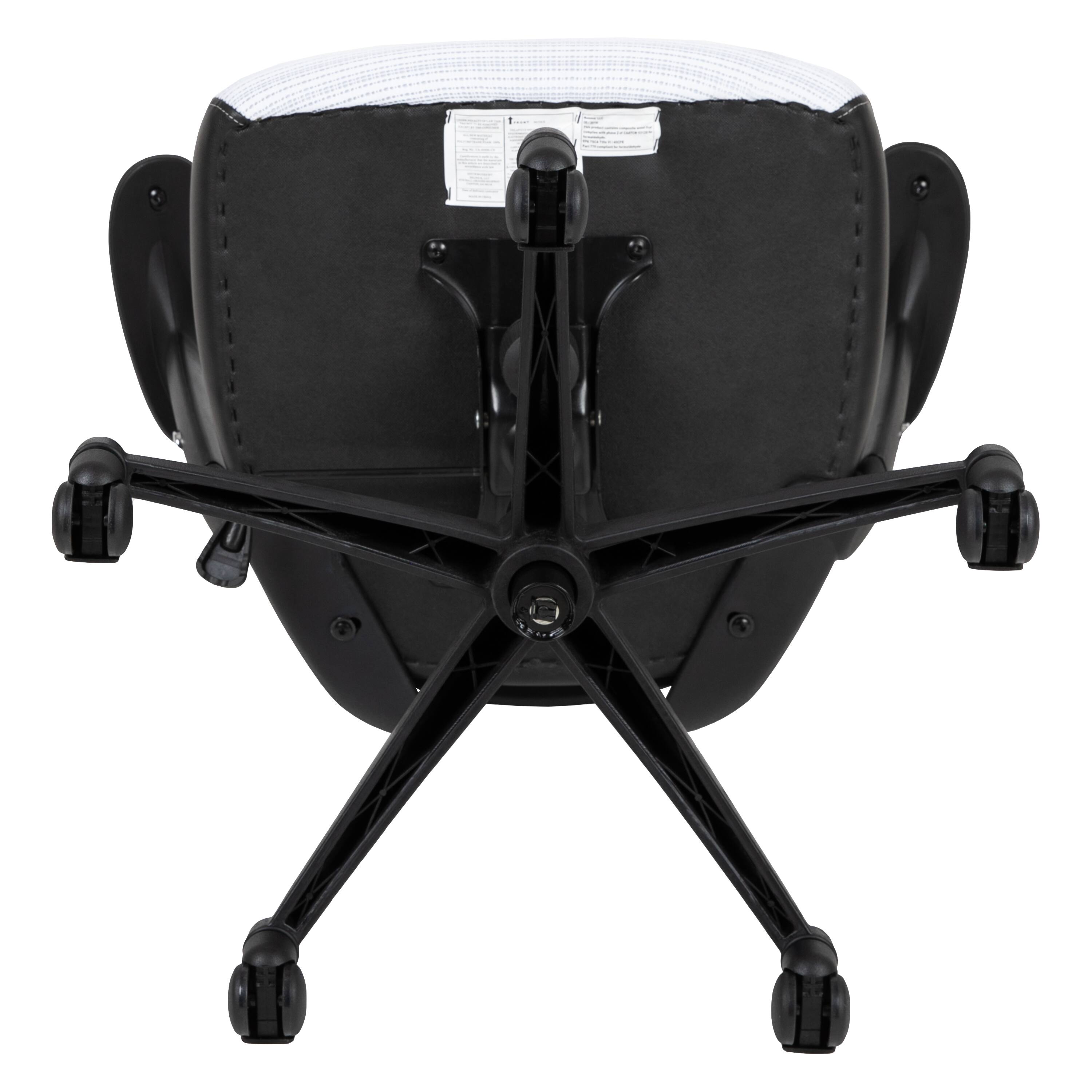 Alt View 9. Emma + Oliver - High Back Designer Mesh Executive Ergonomic Office Chair w/ Adjustable Arms - White Mesh.