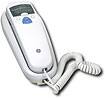 Front Detail. General Electric - Deluxe Slimline Telephone with Call-Waiting Caller ID (white) - White.