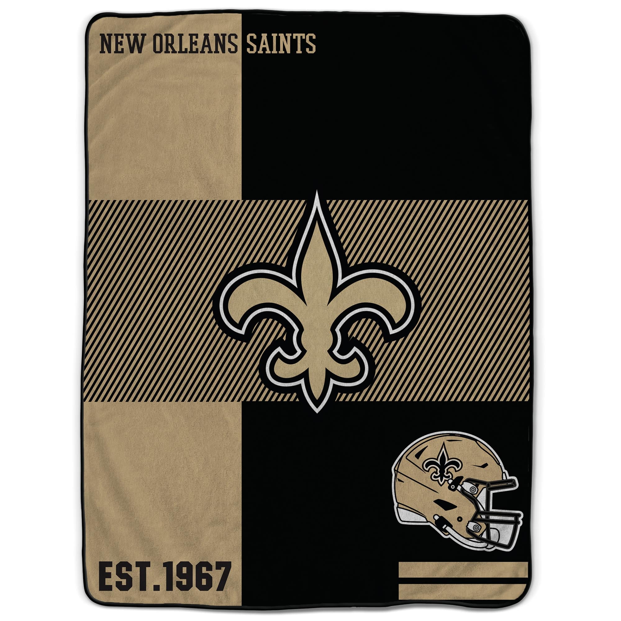 Pegasus - New Orleans Saints 60" x 80" Sherpa Throw Blanket - Multicolor