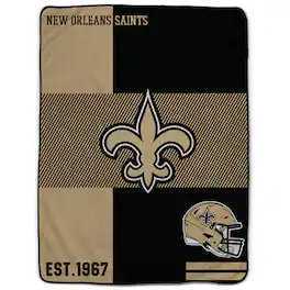 Pegasus - New Orleans Saints 60" x 80" Sherpa Throw Blanket - Multicolor