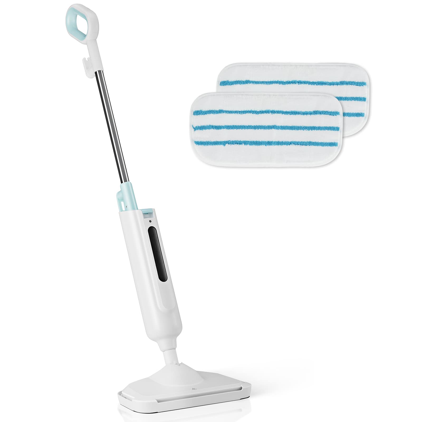 AENKYO - Steam Mop Floor Steamer Cleaner with 2 Washable Pad for Most Floors - Green