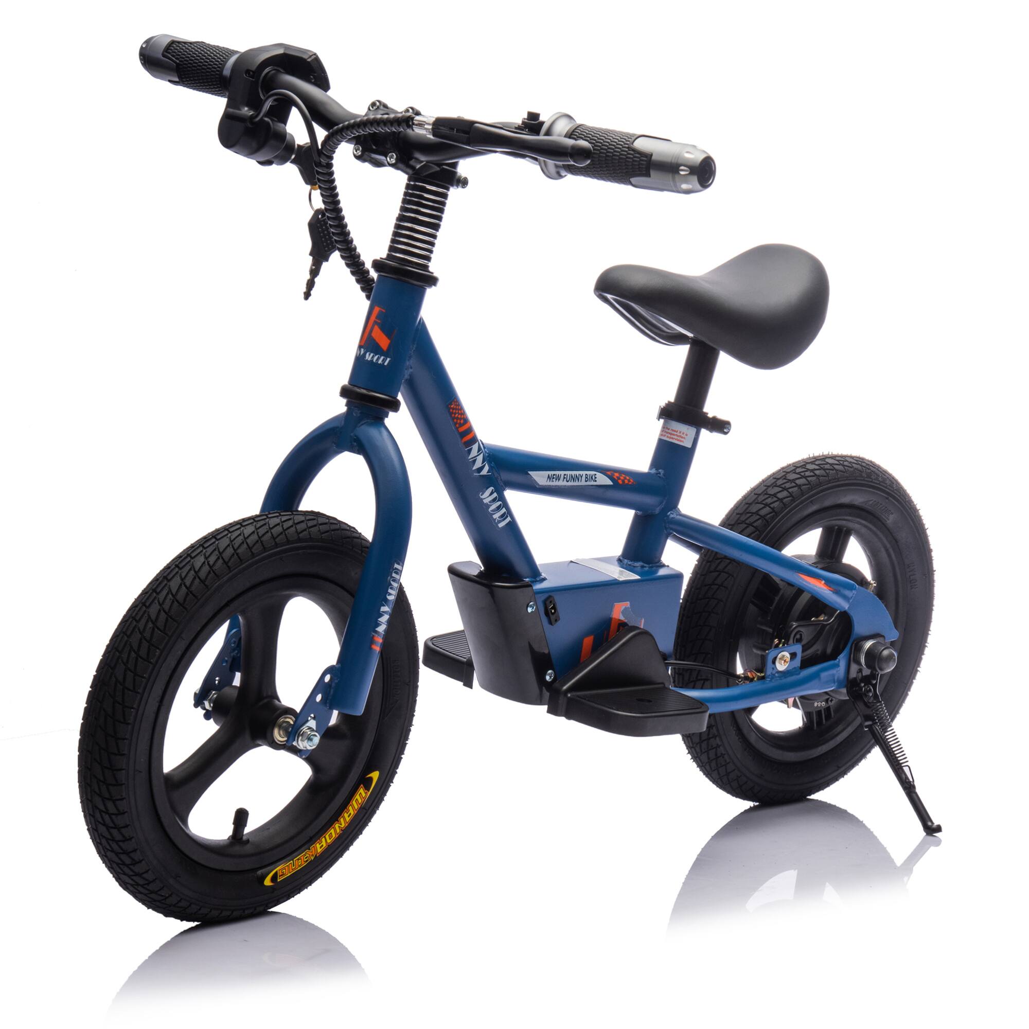 ELEMENT ACE - 24V Kids Electric Balance Dirt Bike with Adjustable Seat and Power Display for Ages 3+ - Blue