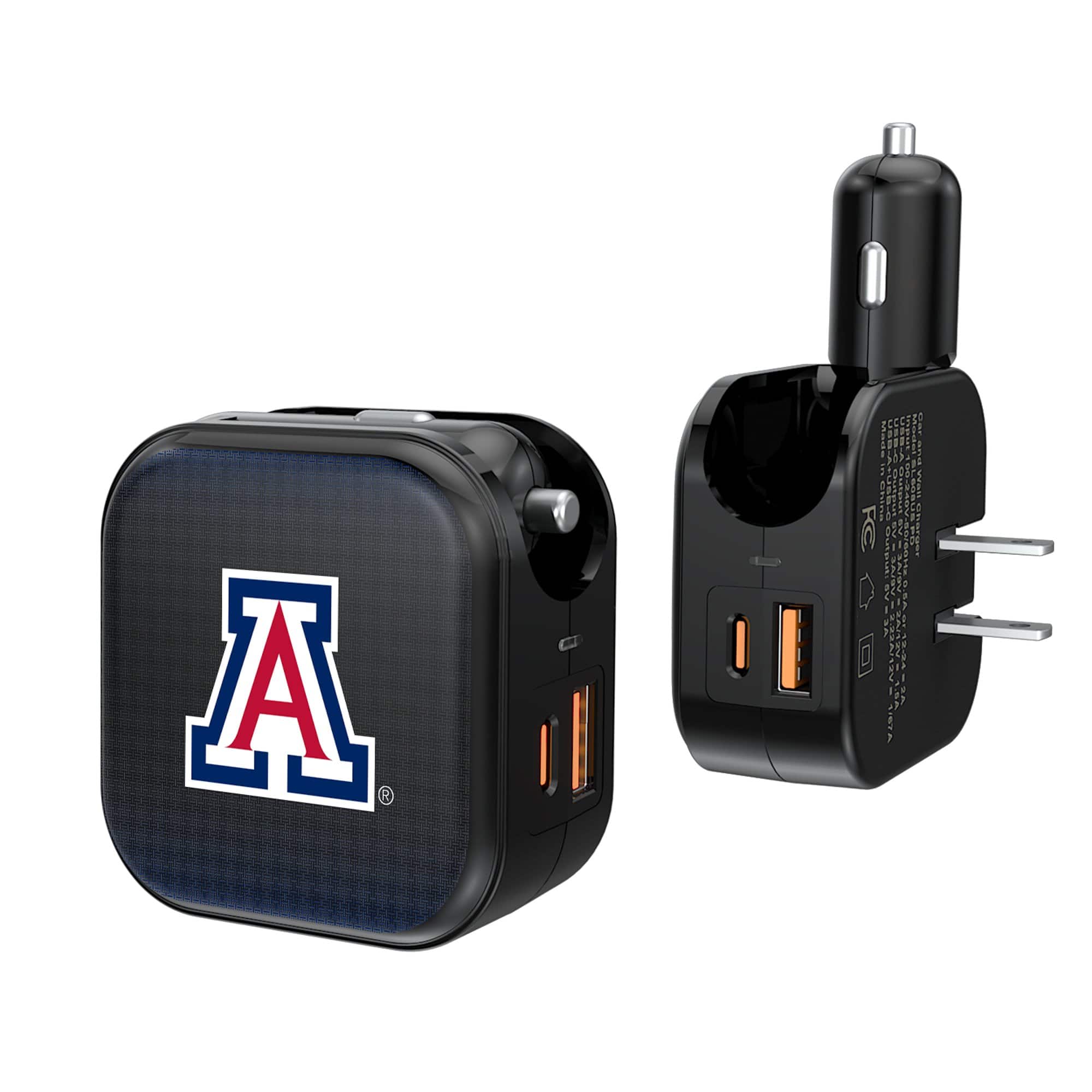 Keyscaper - Arizona Wildcats 2-in-1 USB A/C Charger - Black price history on PriceWatchPro