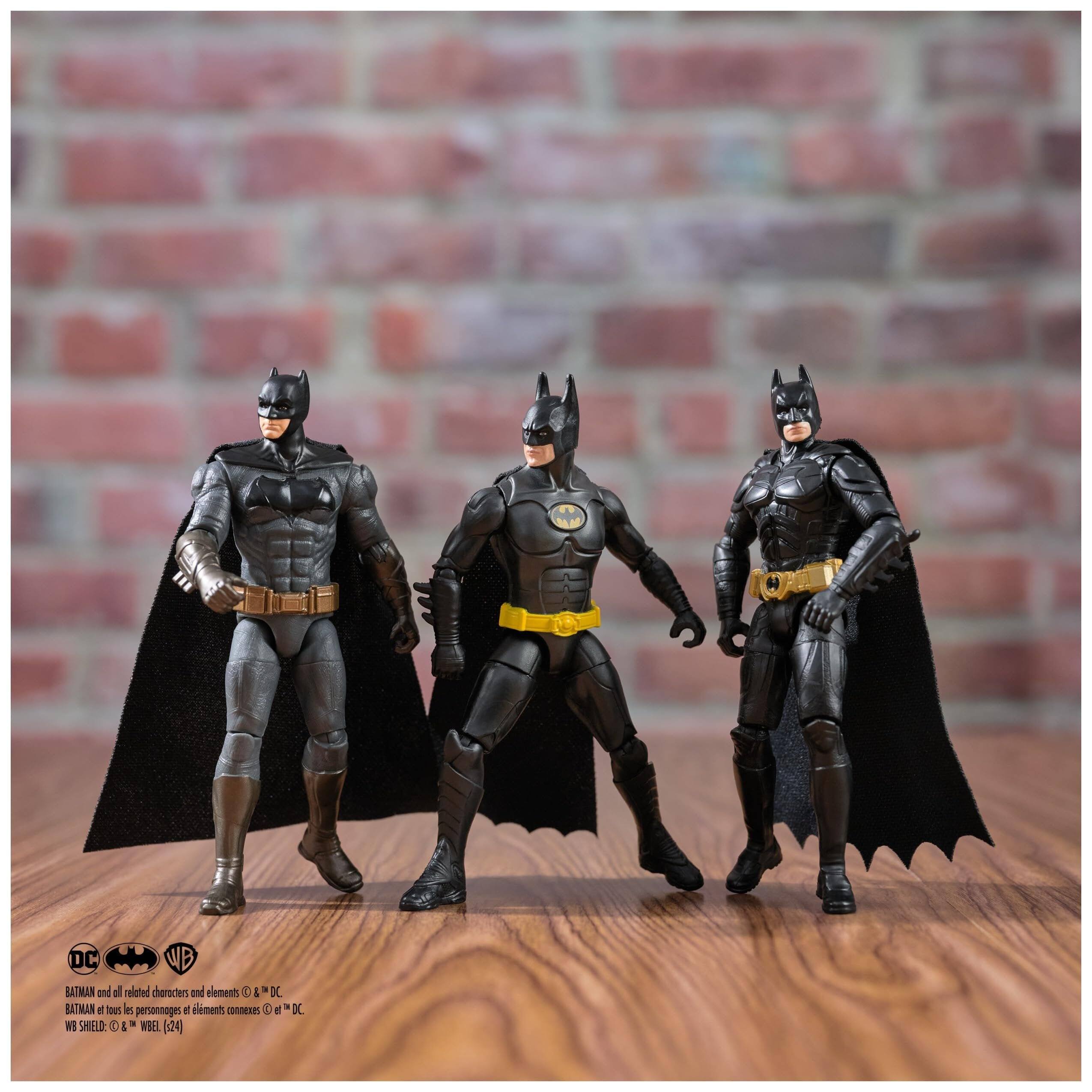 DC Comics Batman 85th Special Edition 3 Pack Action Figures 4 Inch