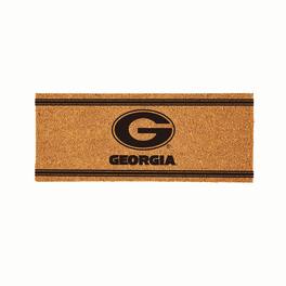 Evergreen Enterprises - Georgia Bulldogs 24" x 60" Outdoor Team Logo Coir Mat - Brown