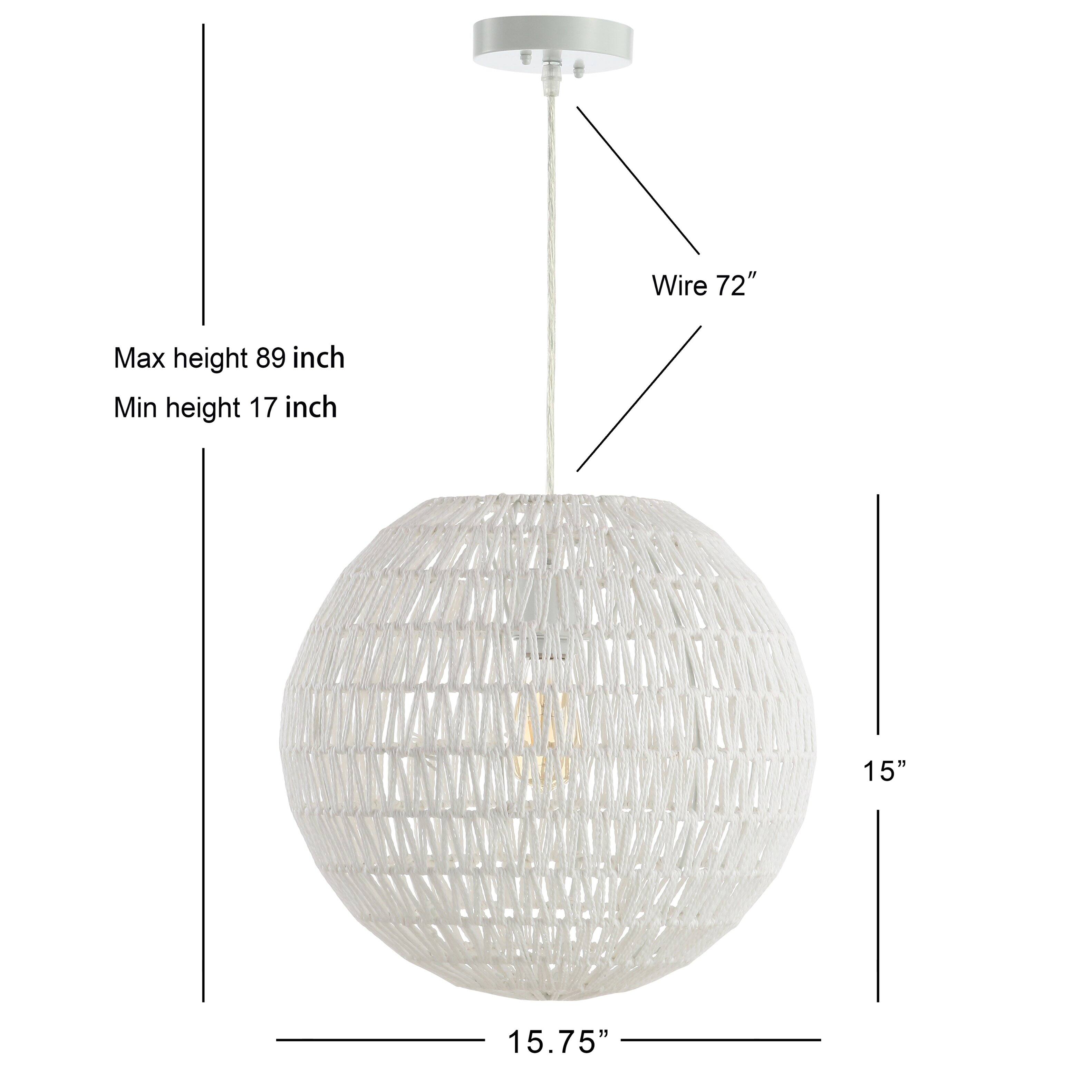 Wire 72"  
Max height 89 inch  
Min height 17 inch  
15"  
15.75"