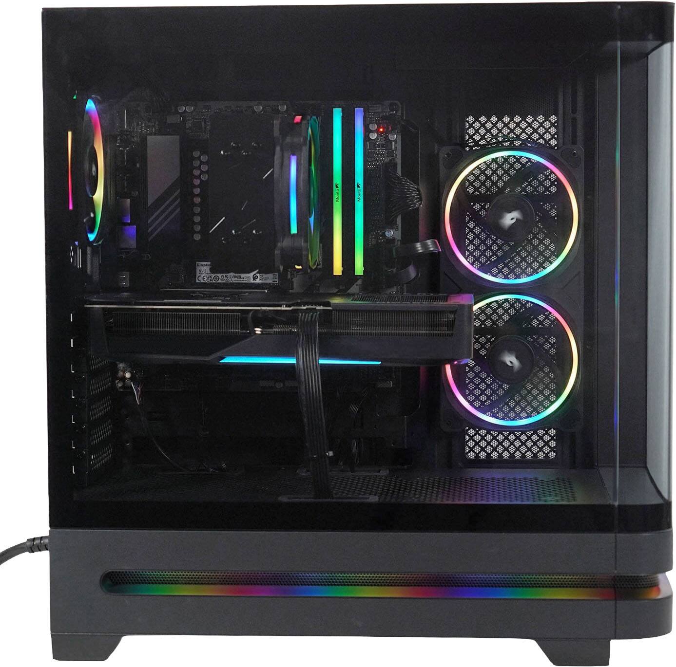 Alt View 7. Acer - Nitro 65 Gaming Desktop - AMD Ryzen 9 9900X 2024 - AMD Radeon RX 9070 XT - 32GB DDR5 Memory – 1TB Storage - Black.