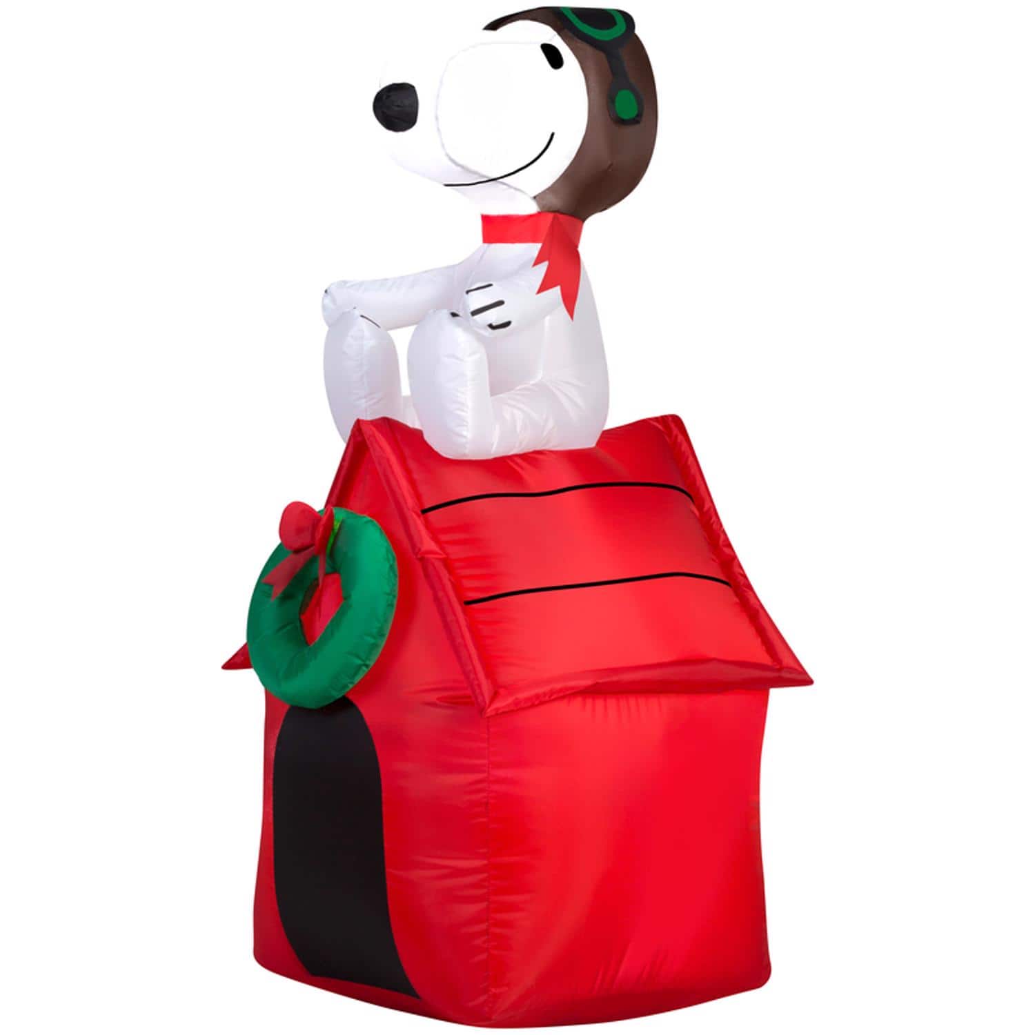 Gemmy - LED Snoopy on House 3.5 ft. Inflatable - Multicolored