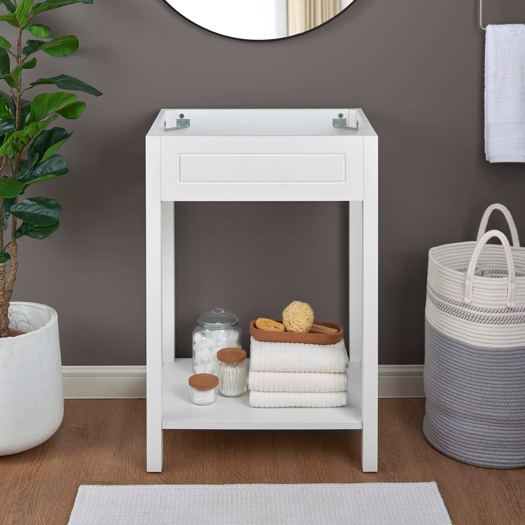 Back. Modway - Altura Bathroom Cabinet Basin Not Included by Modway - White.
